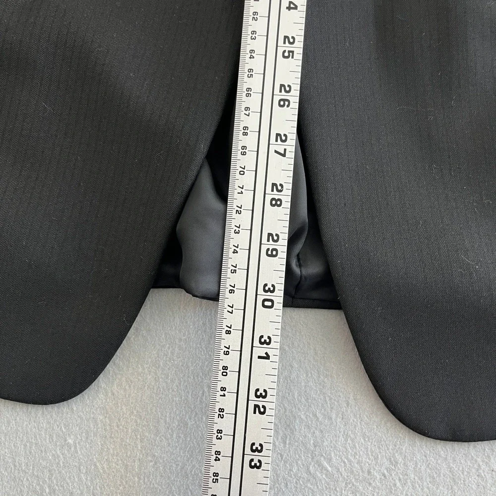 Canali‎ Bloomingdales Black Blazer Super 120s Made In Italy Men's 52C 100% Wool - Picture 6 of 10